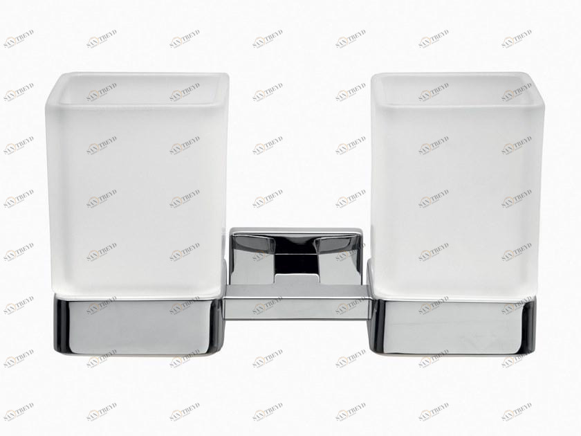 INDA® Двойной держатель зубных щеток из матового стекла Lea A1810f