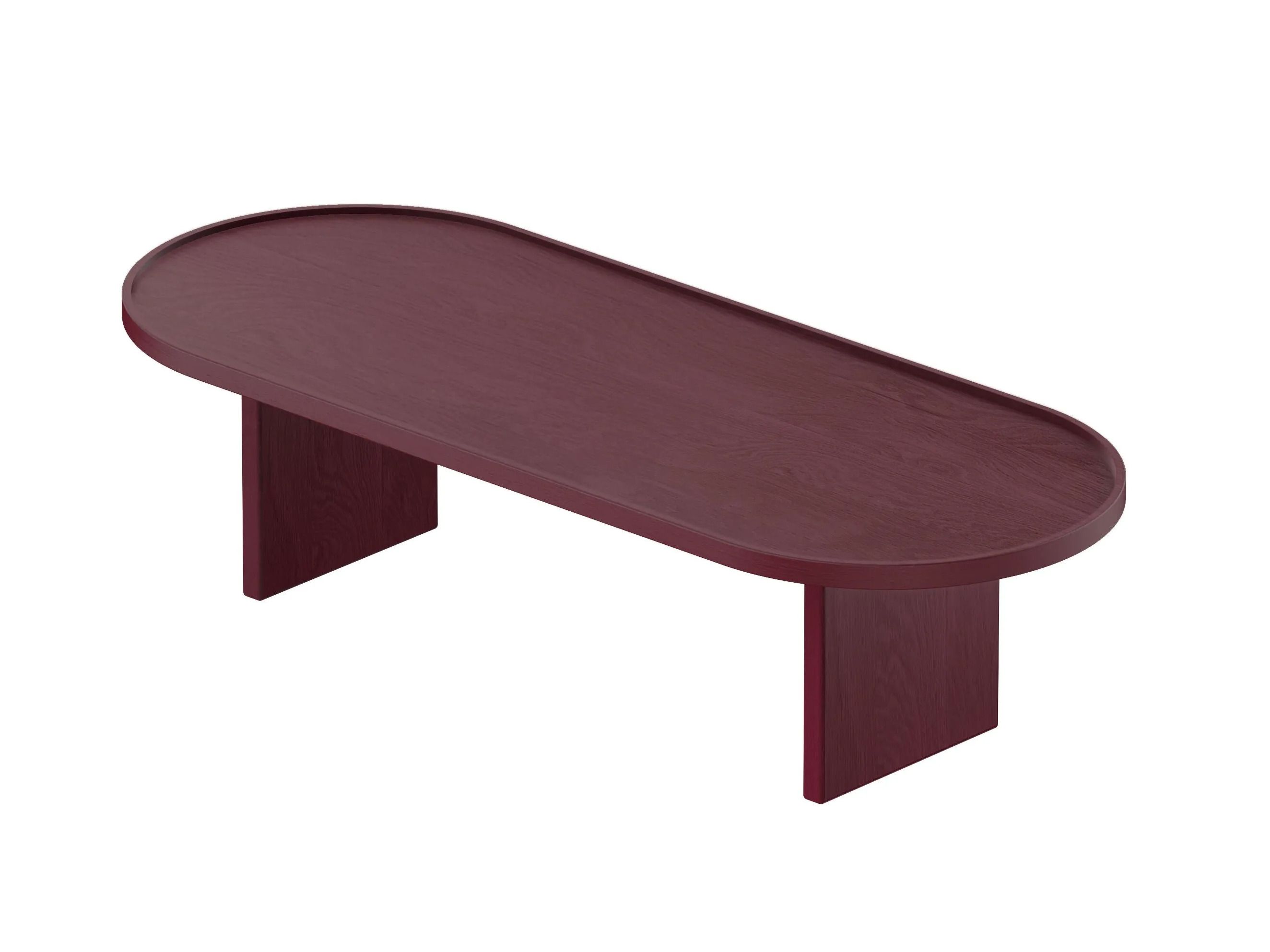 Деревянный овальный журнальный столик Noah Living Piet ARCH-00145810