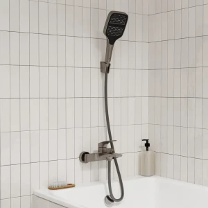 89392208 Смеситель для ванны Iddis Lahta LAHGM00i02 однорычажный графит матовый