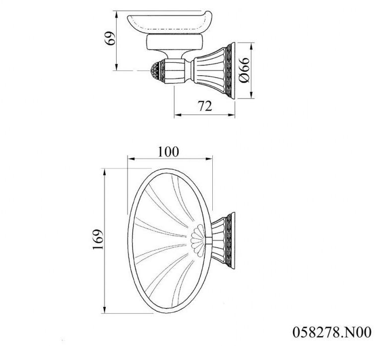 Bronces Mestre Мыльница из латуни Adriatica sun-id-1448227 - Вид №1