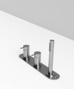 Rexa Design Настенная группа ванн с пластиной и переключателем на 2 стороны REXA-ST209