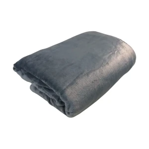 Плед фланелевый 180х200 см антрацит