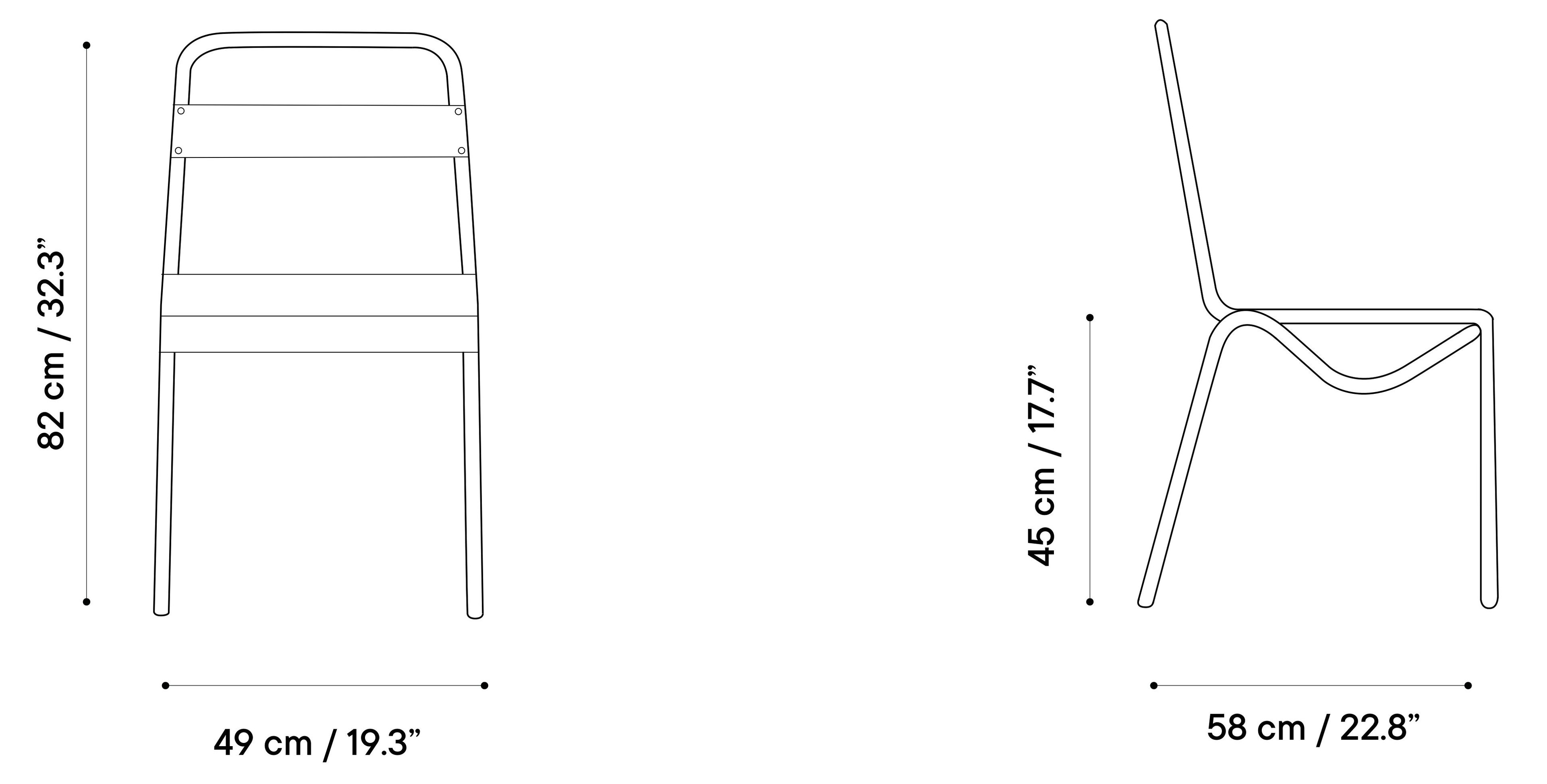 Штабелируемый садовый стул из оцинкованной стали iSimar Anglet ARCH-00070387 - Вид №6