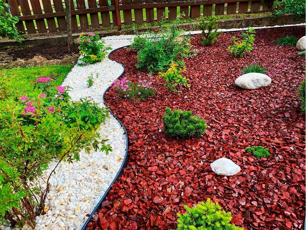 Пластиковый бордюр 45 мм, длина 1 м ГеоПластБорд GPBST-45 - Вид №5