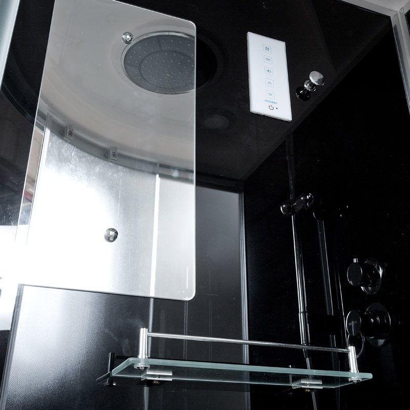 D08S Душевая кабина DETO Серия D B01S LED BLACK - Вид №20