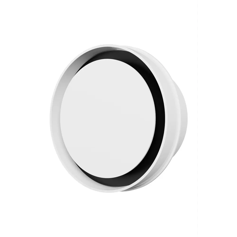 Вентиляционная решетка со шторкой и сеткой Era SH 100 127x127 мм сталь цвет белый STLM-2086731