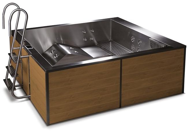 Gruppo Geromin Мини-бассейн из нержавеющей стали с гидромассажем Inoxline sun-id-1374270 - Вид №1