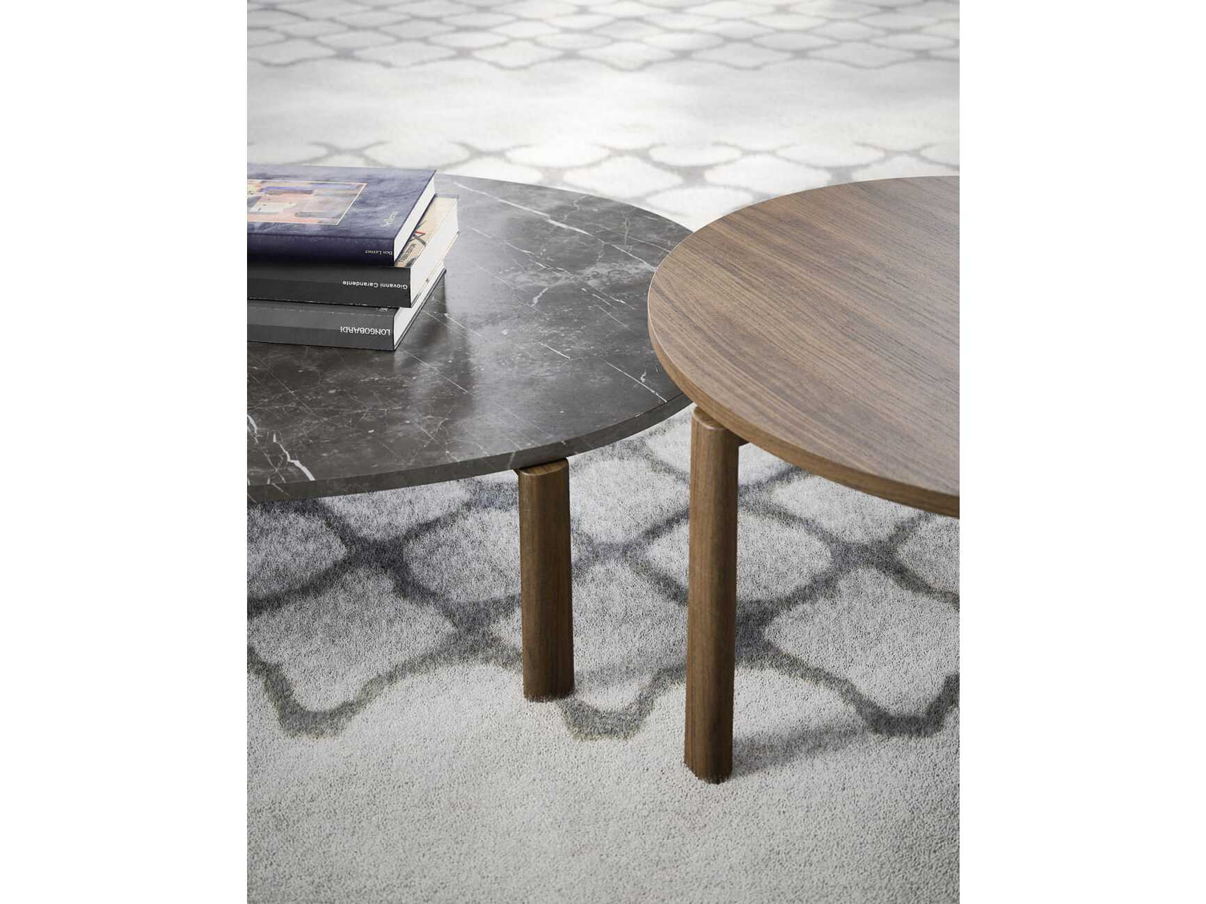 Круглый журнальный столик с мраморным верхом Novamobili ARCH-00107681 - Вид №3