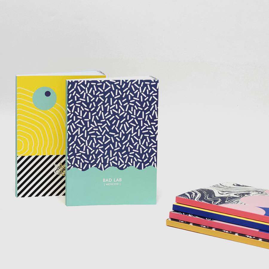 0213 Блокнот а5 memphis - ripple BadLab  - Вид №1