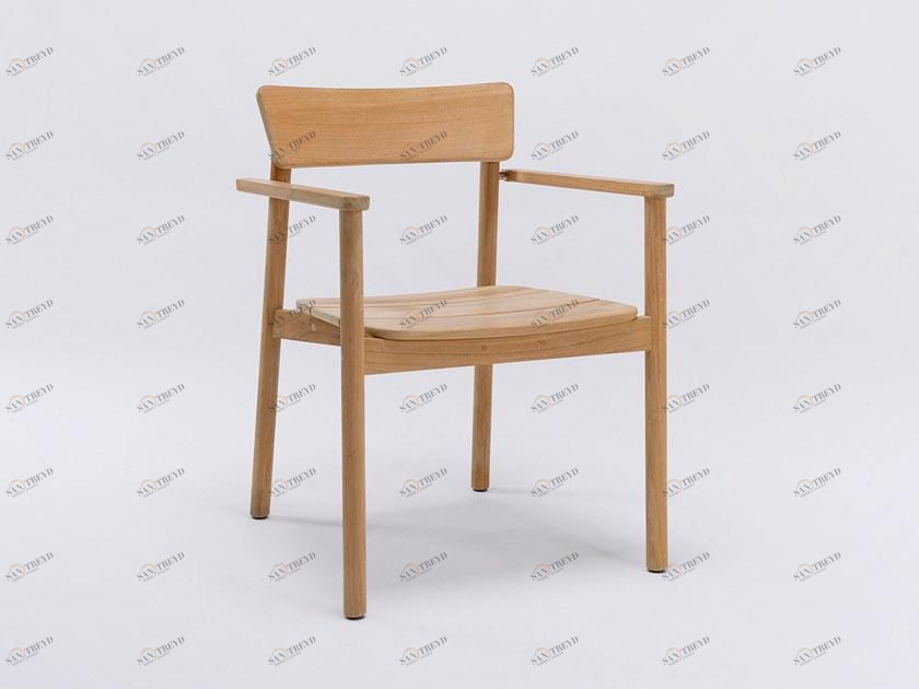 Unopiù Садовое кресло из тика с подлокотниками Pevero Pevsete