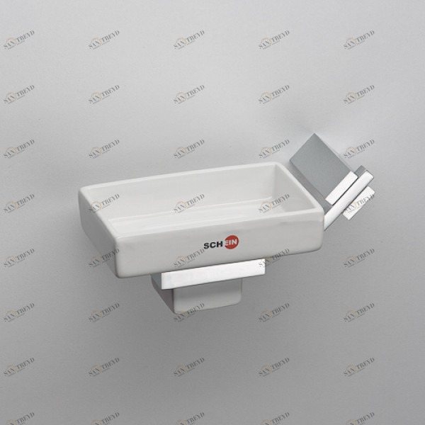 Мыльница керамика настенная квадратная Schein (Германия) WATTEAU 122СS-L sun-id-561667