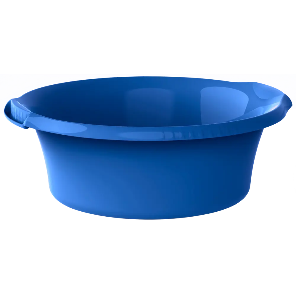 Таз круглый «Водолей» 16 л пластик цвет синий MARTIKA STLM-2181750 - Вид №2