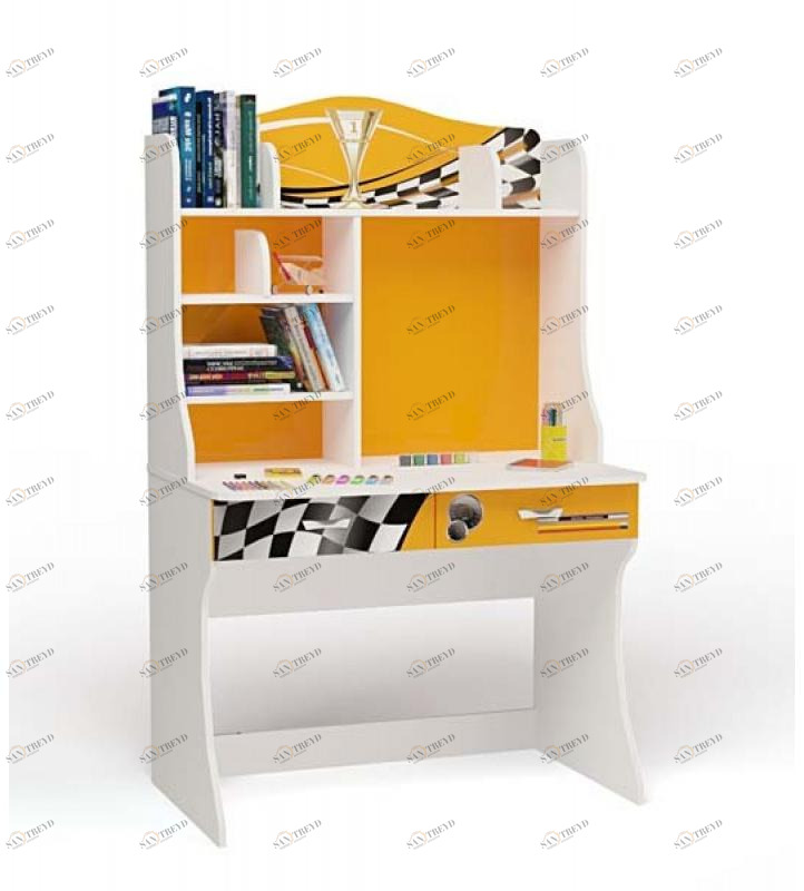 Стол с надстройкой ABC-KING Formula оранж 4631148150645