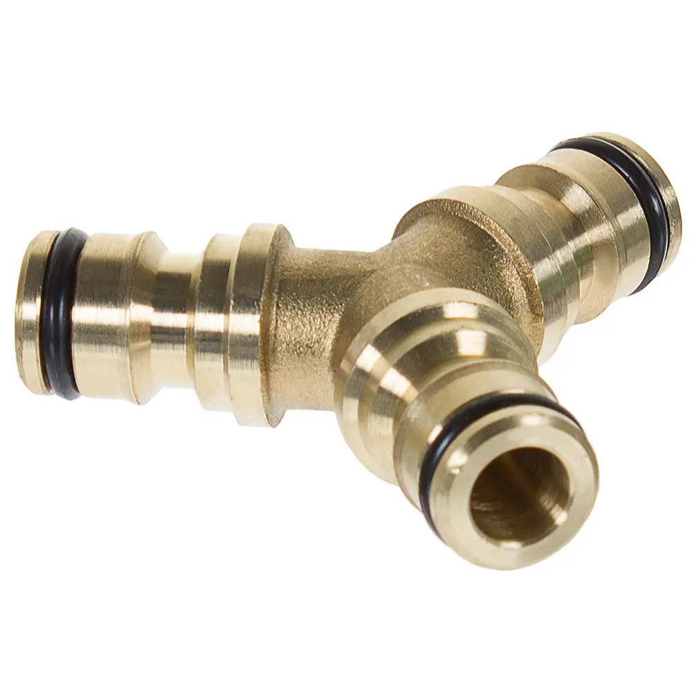 BOUTTE Латунный тройник для поливочных систем 3/4-1/2 дюйма 15449329 STLM-0005800 - Вид №1