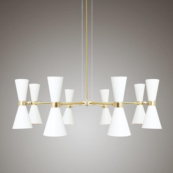 Mullan Lighting Люстра из латуни с прямым светом Cairo Mlf187  - Вид №4