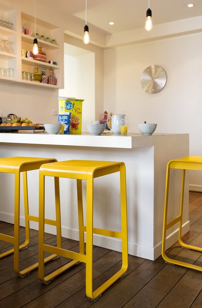 Высокий металлический садовый стул Fermob Bellevie ARCH-00015949 - Вид №2