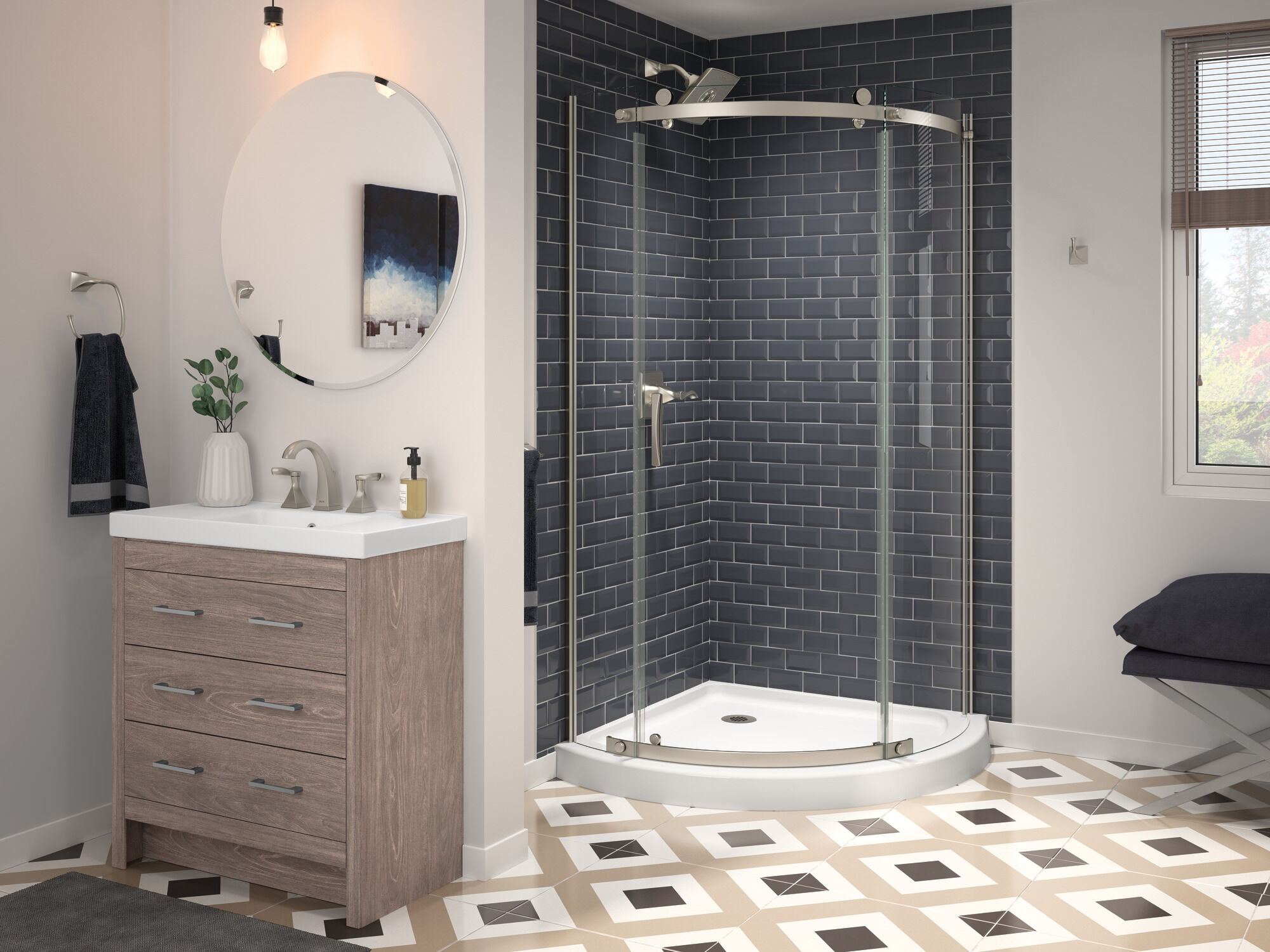 144741C-SP Монитор серии 14 для ванны и душа Delta Faucet DELTA Матовый никель Spotshield - Вид №7