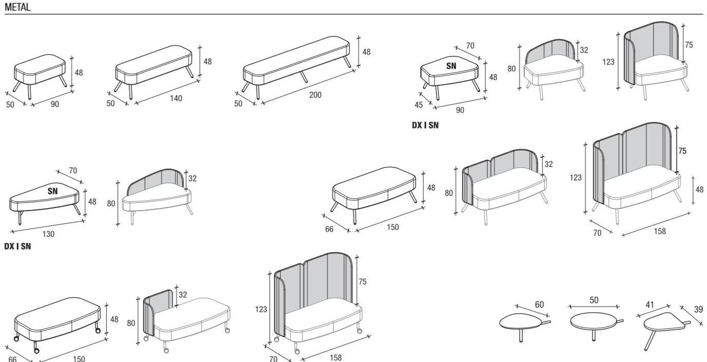 Sesta Диван с высокой спинкой на колесиках Blog sun-id-1441087 - Вид №3