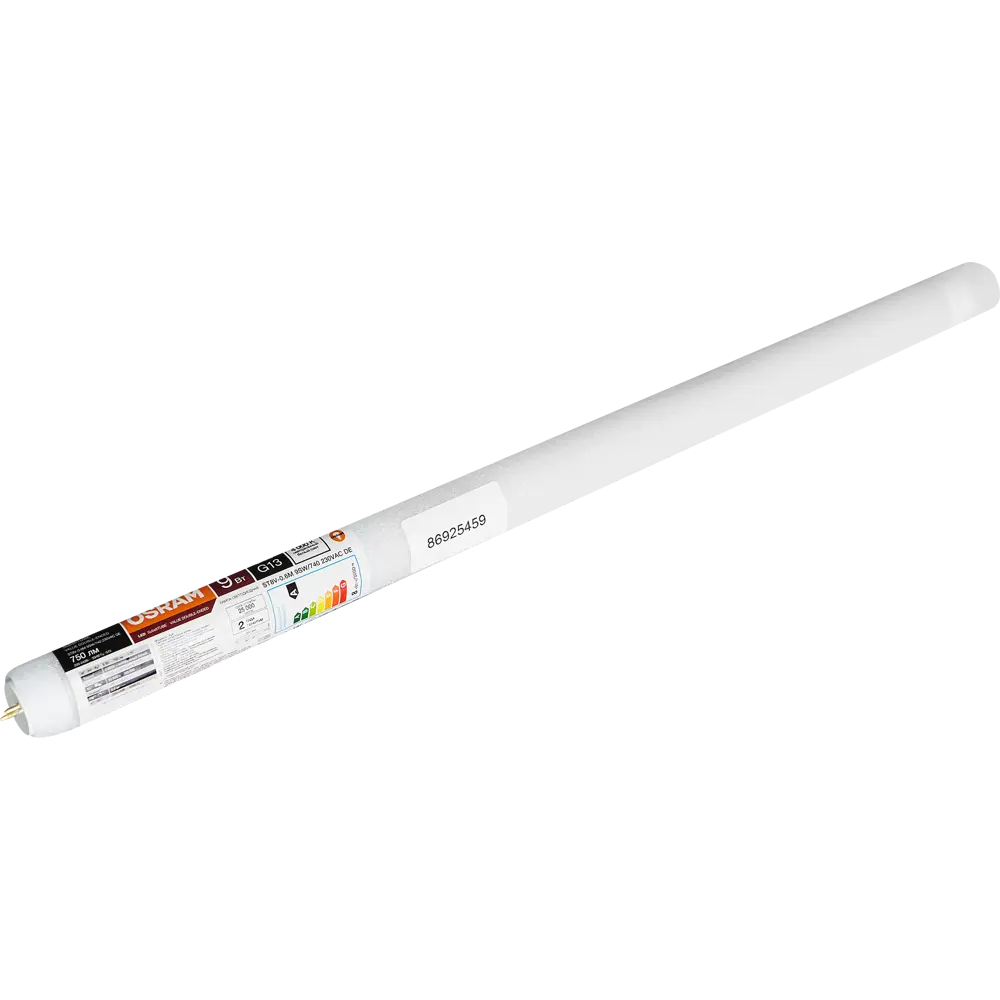 Лампа светодиодная Osram 9SW/740 G13 230 В 9 Вт трубка 750 лм цвет света нейтральный белый STLM-2140103 - Вид №3