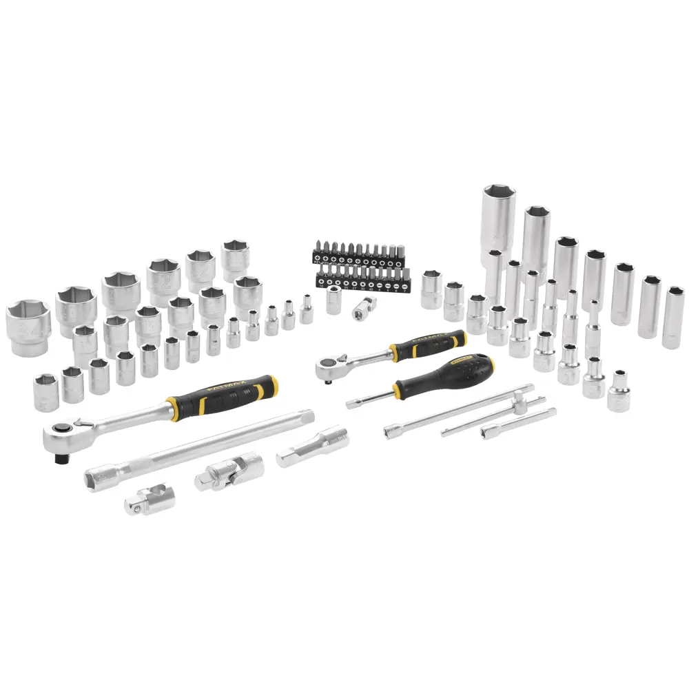 Набор торцевых головок с ключом Stanley Fatmax FMMT82826-1 1/2, 1/4 дюйма, 81 шт STLM-2126299 - Вид №1