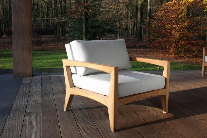 Royal Botania Садовое кресло с подлокотниками, обитое тканью Zenhit sun-id-1394069 - Вид №1