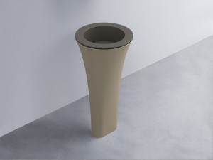 AMLA45-FN+AMPILT-FN+AMCOLT-AV Раковина Amedeo Tondo отдельностоящая cielo Enjoy + Amedeo