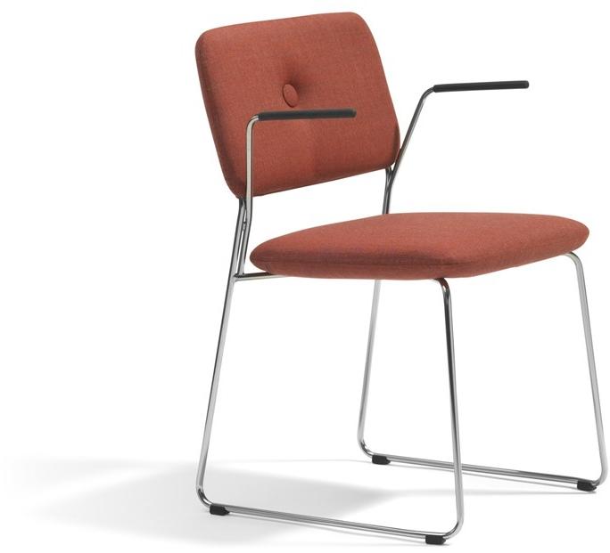 Blå Station Стул с обивкой из ткани с подлокотниками Dundra S70a Bla Station - Вид №1