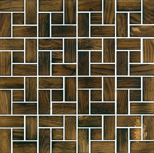 Мозаика и 3D панели из дерева Tarsi Городок 4020 Дуб Селект с брашью (Текстурированная) 331х331 мм 1401100028