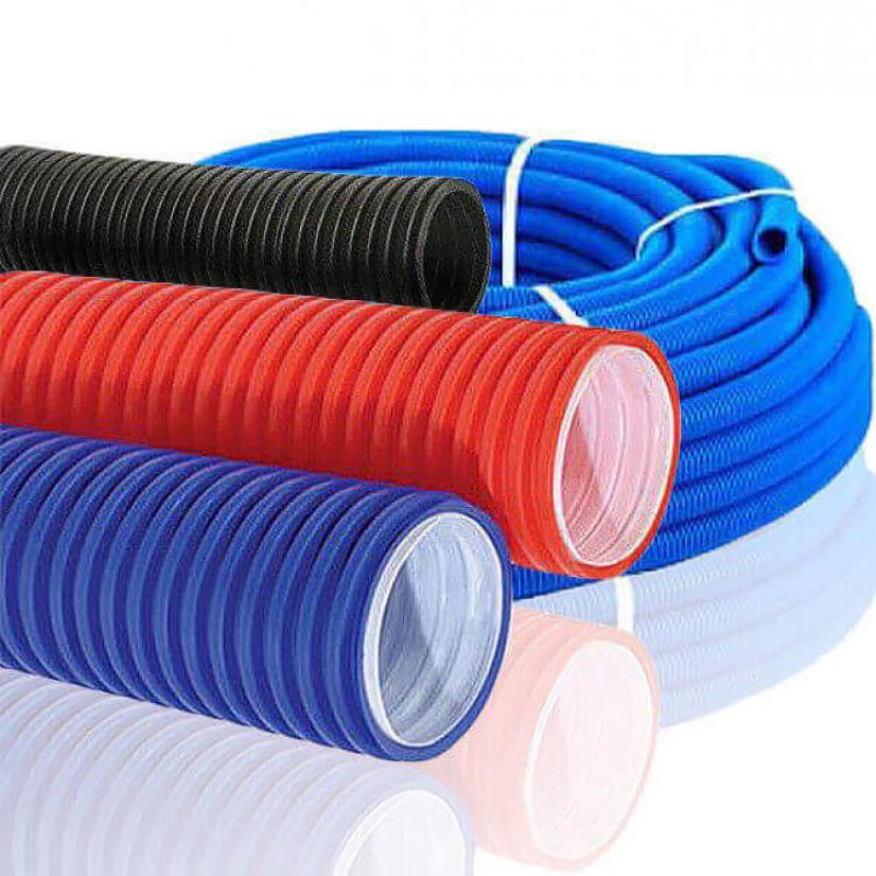 Труба металлопластиковая в гофре Henco 16 синяя 100016MB - Вид №4