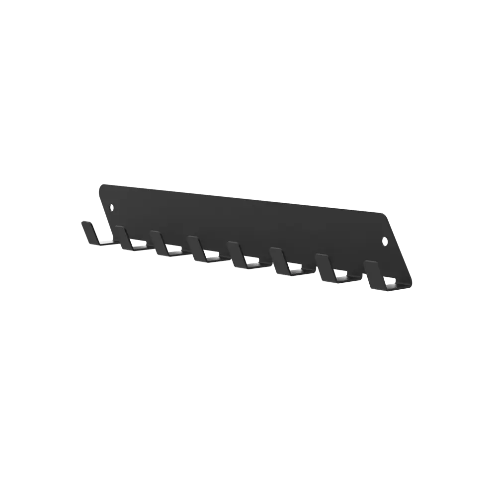 Вешалка настенная для одежды 36.3x5x3.6 см металл цвет черный 89389458 STLM-2084877 Santreyd Лион - Вид №1