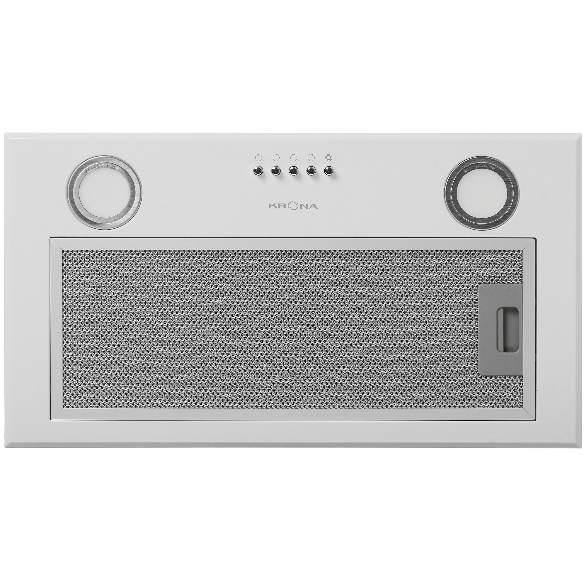 8105464 Вытяжка полновстраиваемая KRONA AMELI 600 white PB белый STDN-0051549 - Вид №5