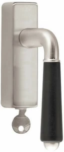 Formani Оконная ручка dk никель с замком Timeless 1952-dklock-o