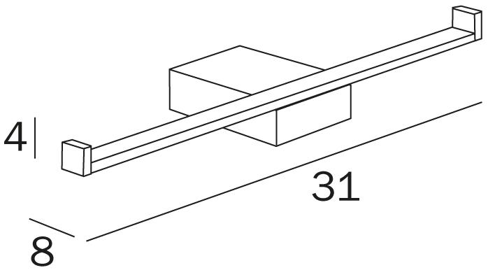 INDA® Держатель туалетной бумаги двойной из латуни Logic A3325c/a5525c - Вид №1