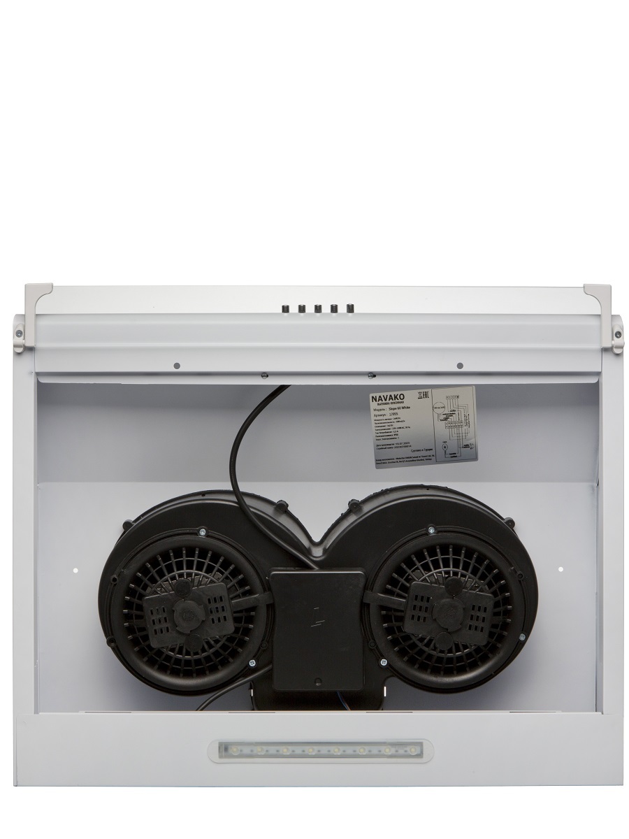 Вытяжка козырьковая Slope 60 White NAVAKO 17055 - Вид №3
