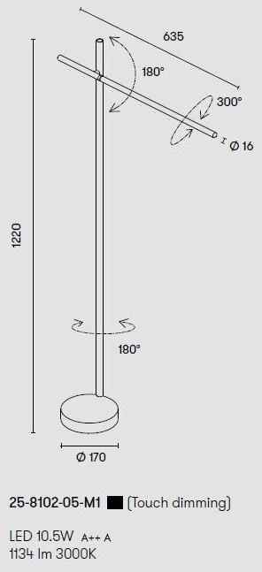 Grok Торшер из металла Tubs sun-id-1468725 - Вид №5