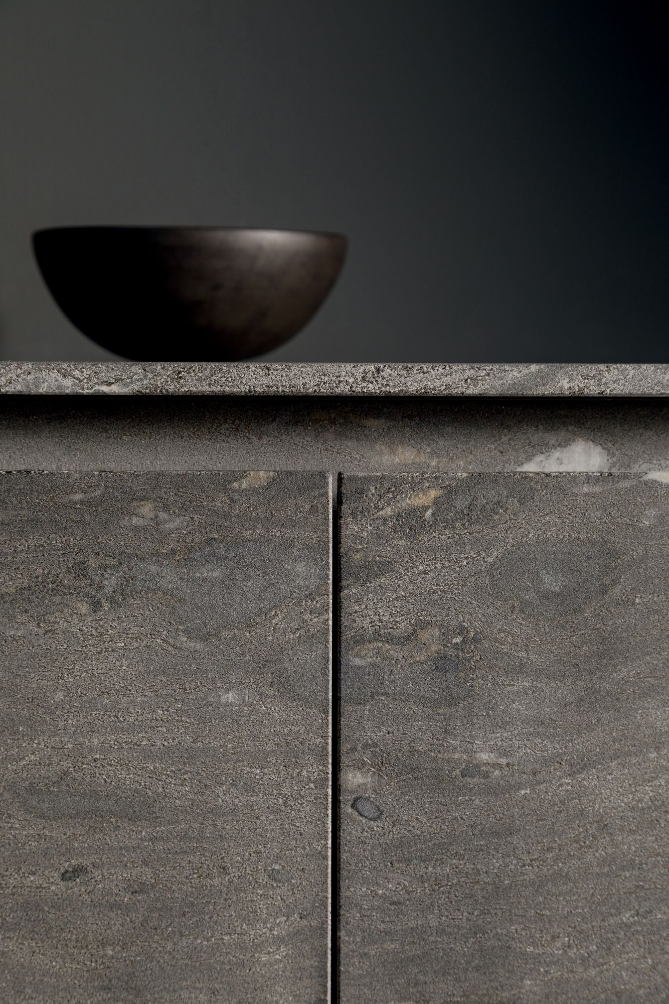 Гранитный подвесной одиночный умывальник с зеркалом MODULNOVA Blade Lab ARCH-00146122 - Вид №5