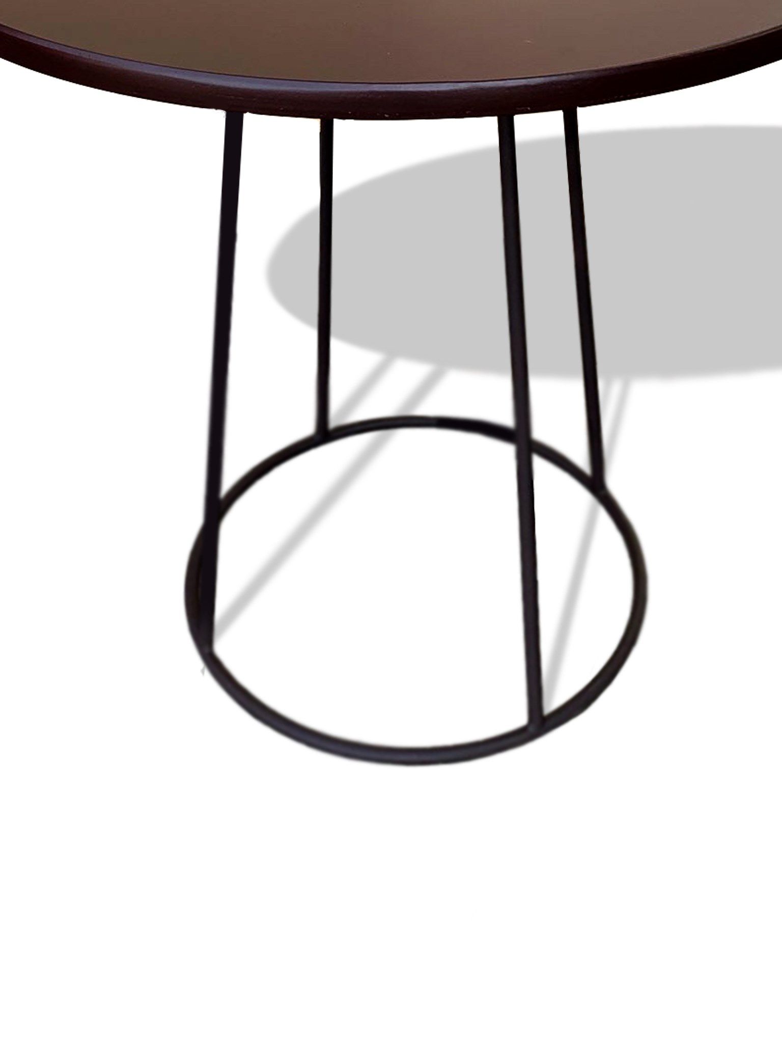 Круглый стальной стол для гостиной TrackDesign VINYL ARCH-00102414 - Вид №2