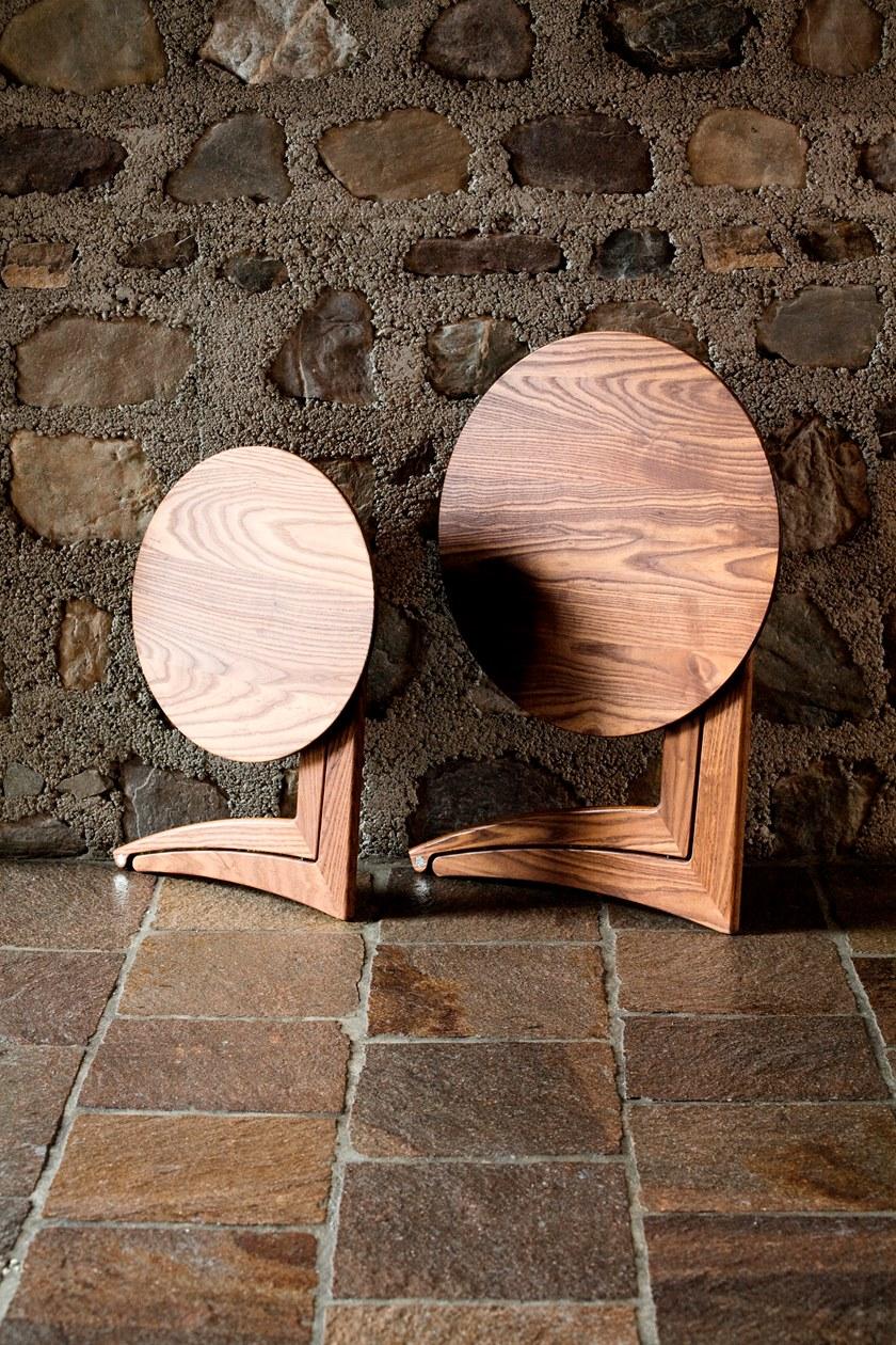 KARN Складной сервисный столик из массива дерева Karn design Ktpt63 / rovere - Вид №5