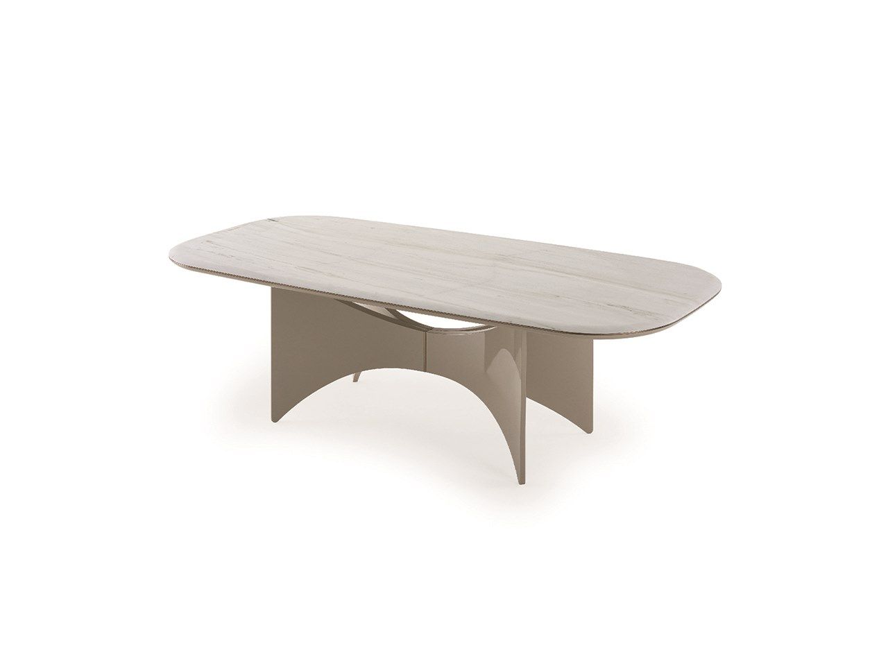 Прямоугольный стол из мрамора и дерева Turri ARCH-00026310