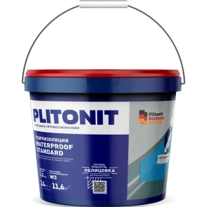 Гидроизоляция акриловая Plitonit WaterProof Standard 14 кг