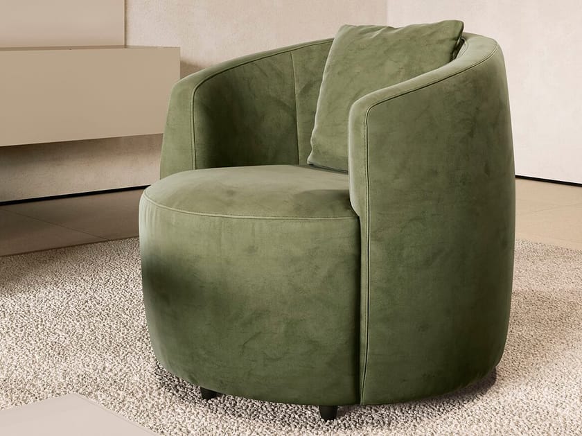 Тканевое кресло с подлокотниками Febal Casa JANE ARCH-00024045