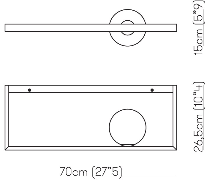 VeniceM Настенный светодиодный светильник из латуни с диммером Mondrian sun-id-1362888 - Вид №3