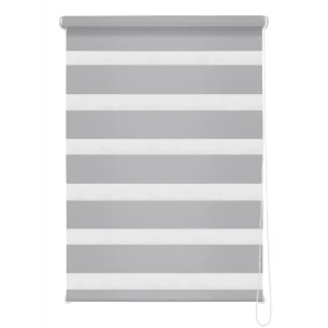 Штора рулонная день-ночь Madrid 40x160 см серая