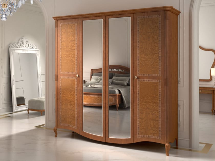 Деревянный шкаф с зеркалом CASA +39 Prestige 2 ARCH-00128653