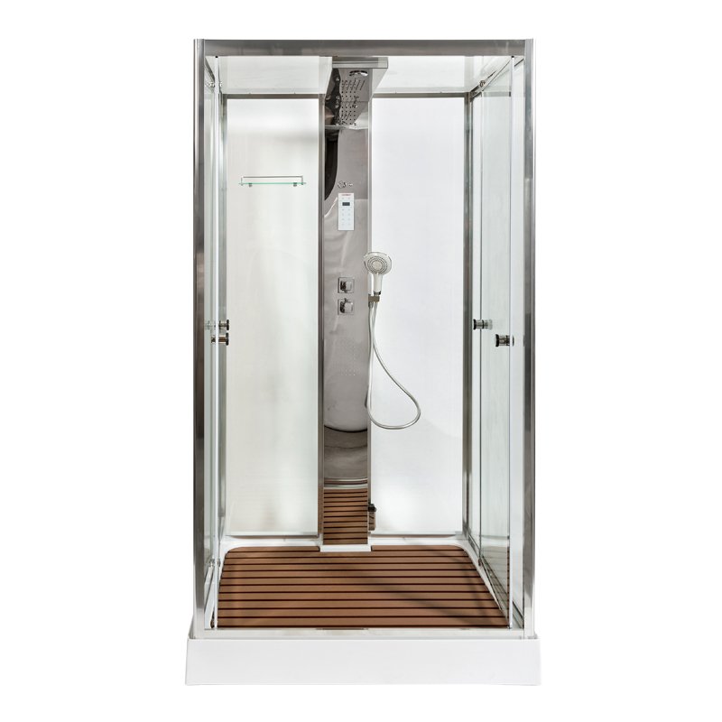 B09S+ эл. BLACK Душевая кабина DETO Серия B Z122 ESPOO с паром - Вид №19