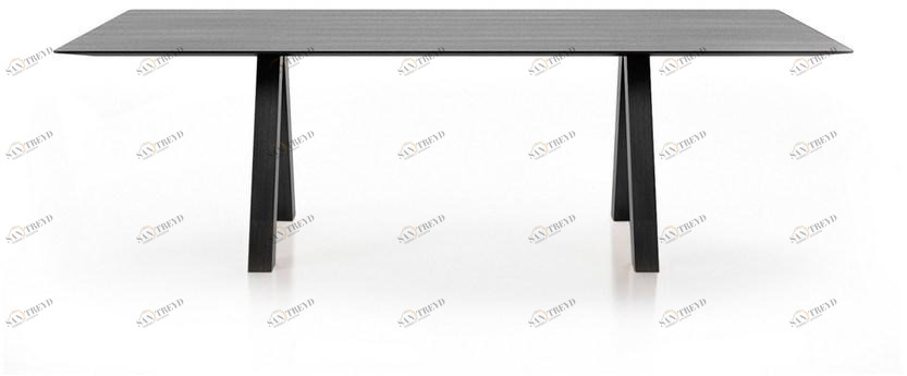 Viccarbe Прямоугольный стол из дуба Trestle sun-id-1436958