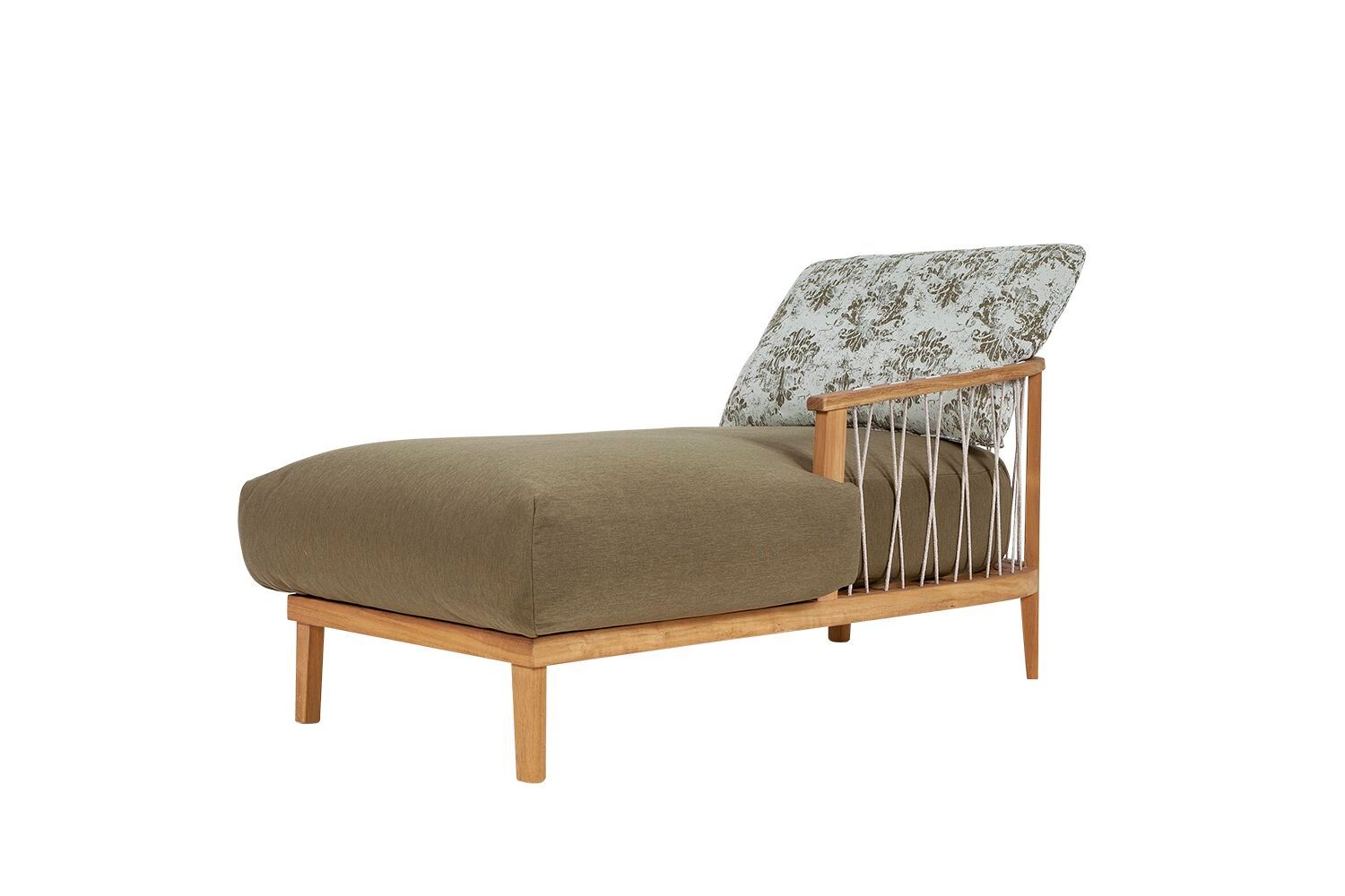 Садовая спальная кровать с тканевой подкладкой ироко Rever Zenit ARCH-00067947 - Вид №1