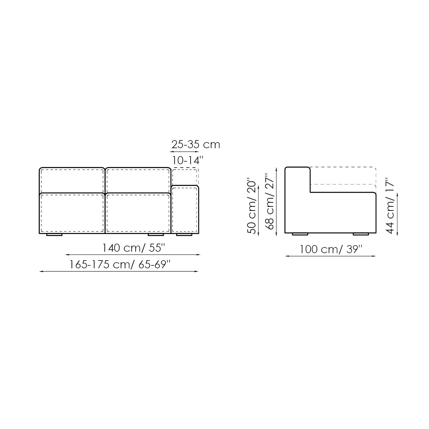 Модульный тканевый диван BONALDO арахис ARCH-00098902 - Вид №63