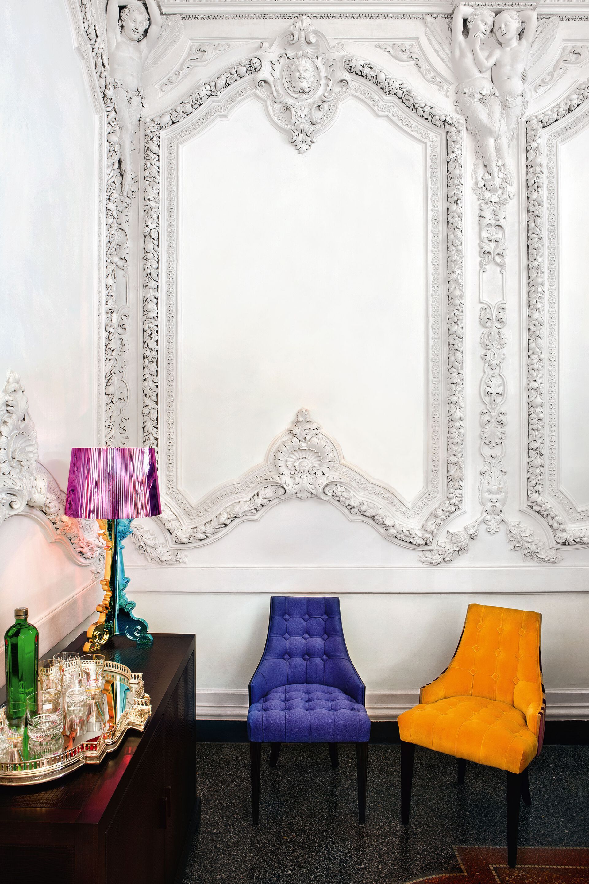 Поликарбонатная светодиодная настольная лампа с регулируемой яркостью Kartell BOURGIE ARCH-00127267 - Вид №13