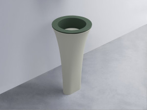 AMLA45-MU+AMPILT-PM+AMCOLT-PM Раковина Amedeo Tondo отдельностоящая cielo Enjoy + Amedeo